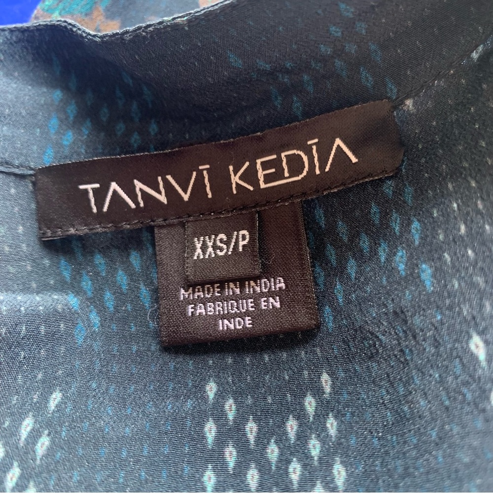 Anthropologie Tanvi Kedia Tansey Silk Tunic Dress - Picture 13 of 14